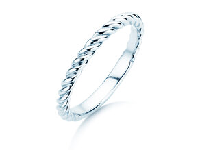 Anello di Fidanzamento Loop in argento 925/- lucido