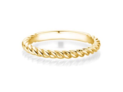Anello di Fidanzamento Loop in 14K oro giallo lucido
