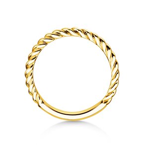 Anello di Fidanzamento Loop in 14K oro giallo lucido