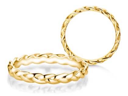 Anello di Fidanzamento Pony in 14K oro giallo lucido