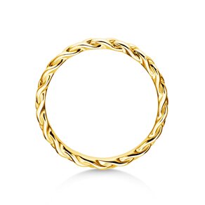 Anello di Fidanzamento Pony in 14K oro giallo lucido
