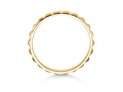 Anello di Fidanzamento Trinity in 14K oro giallo lucido